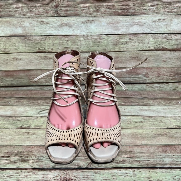 Jeffrey Campbell Rodillo Wedge Open Toe Sandals - Picture 9 of 9